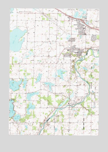 St Michael Mn Map Saint Michael, Mn Topographic Map - Topoquest