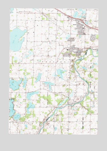 Saint Michael, MN USGS Topographic Map