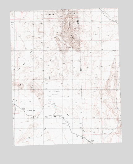 Saint Thomas Gap, NV USGS Topographic Map