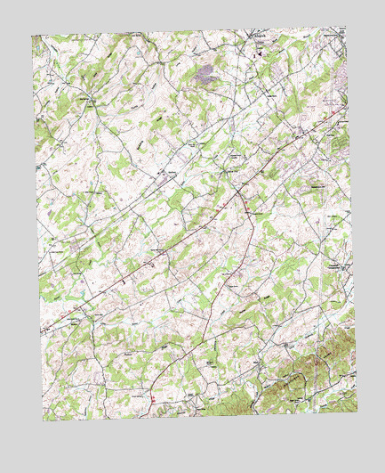 Binfield, TN USGS Topographic Map