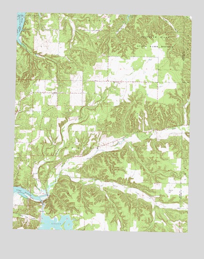 Salina SE, OK USGS Topographic Map
