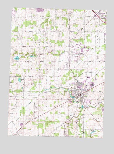 Saline, MI USGS Topographic Map