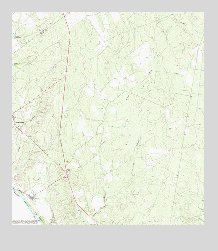 Salineno, TX USGS Topographic Map