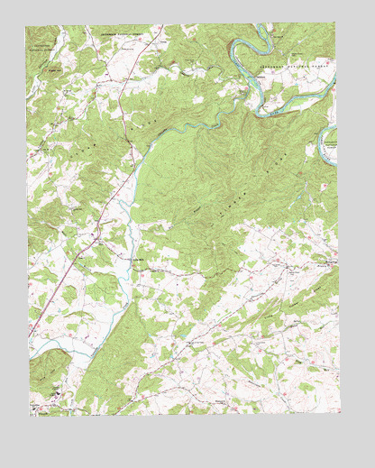Salisbury, VA USGS Topographic Map