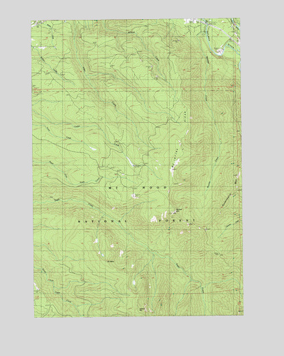Wildcat Mountain, OR USGS Topographic Map