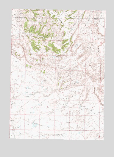 Salt Canyon, WY USGS Topographic Map