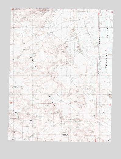 Salt Cave, NV USGS Topographic Map