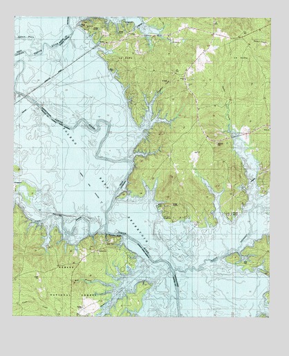 Salter Creek, LA USGS Topographic Map