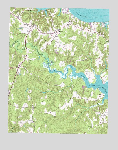 Saluda, VA USGS Topographic Map
