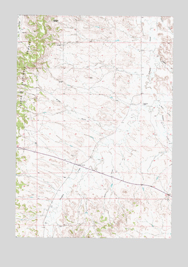 Samuelson Ranch, MT USGS Topographic Map