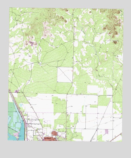 San Angelo North, TX USGS Topographic Map