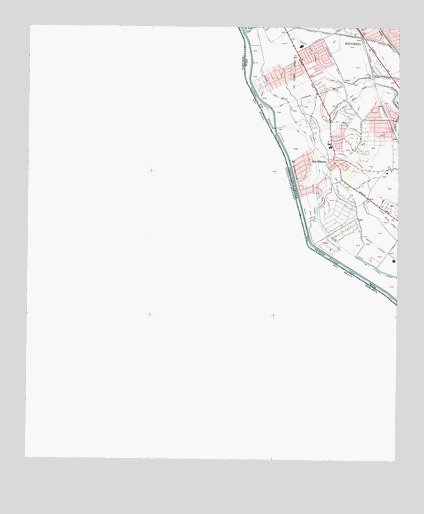 San Elizario, TX USGS Topographic Map