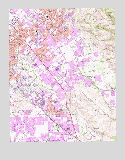 San Jose East, CA USGS Topographic Map