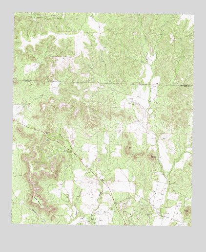 Sanco, TX USGS Topographic Map