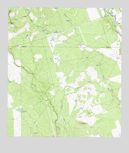 Sand Mountain, TX USGS Topographic Map