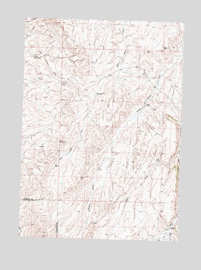 Sand Point, WY USGS Topographic Map