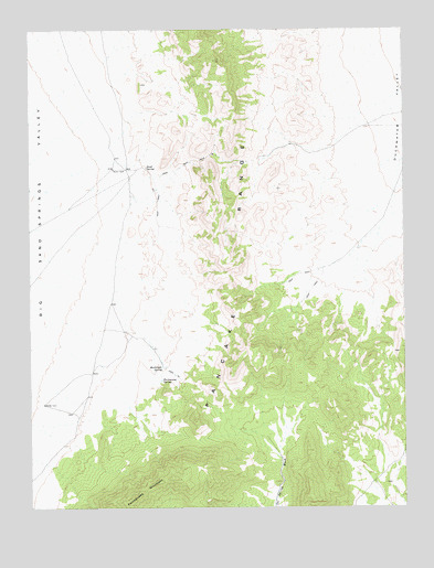 Sand Spring, NV USGS Topographic Map