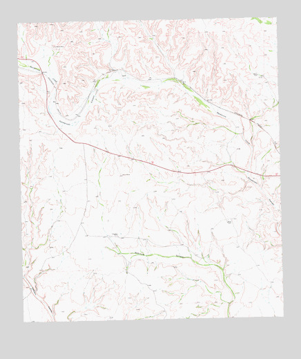 Sanderson SE, TX USGS Topographic Map