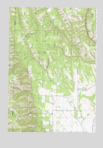 Sanderson Spring, OR USGS Topographic Map