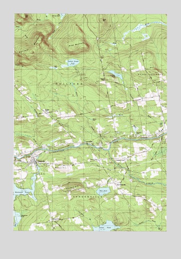 Sangerville, ME USGS Topographic Map