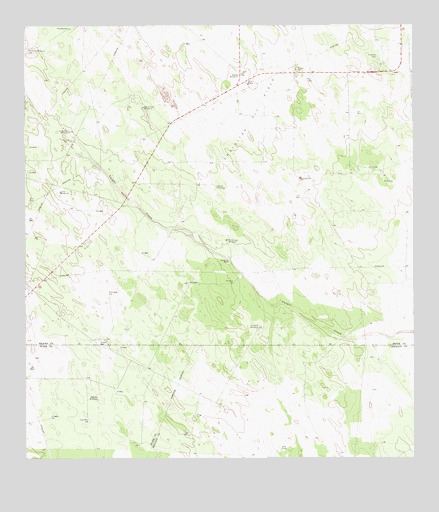 Santa Elena SE, TX USGS Topographic Map
