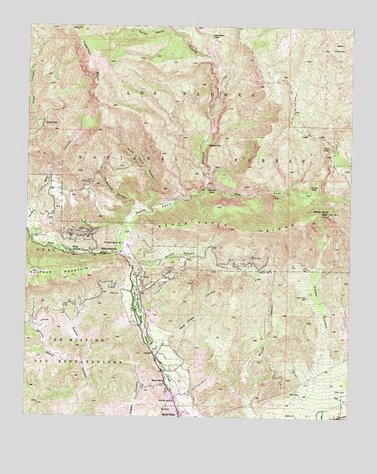 Santa Paula Peak, CA USGS Topographic Map