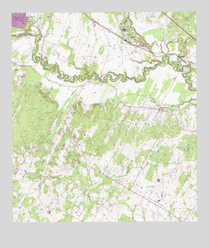Saspamco, TX USGS Topographic Map