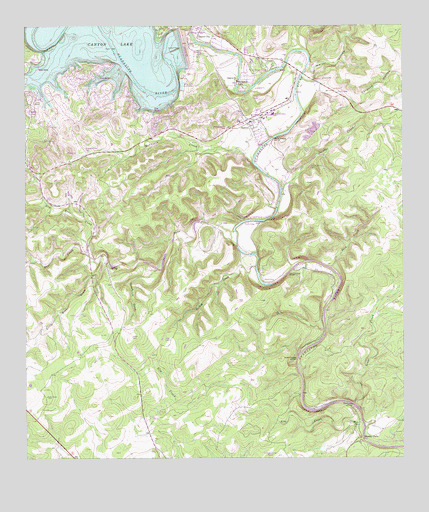 Sattler, TX USGS Topographic Map