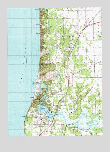 Saugatuck, MI USGS Topographic Map