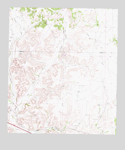 Savell Ranch, TX USGS Topographic Map