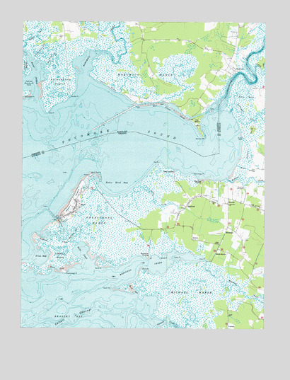 Saxis, VA USGS Topographic Map