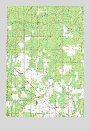 Schaffer, MI USGS Topographic Map