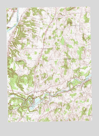 Schaghticoke, NY USGS Topographic Map