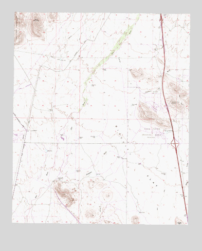Biscuit Flat, AZ USGS Topographic Map