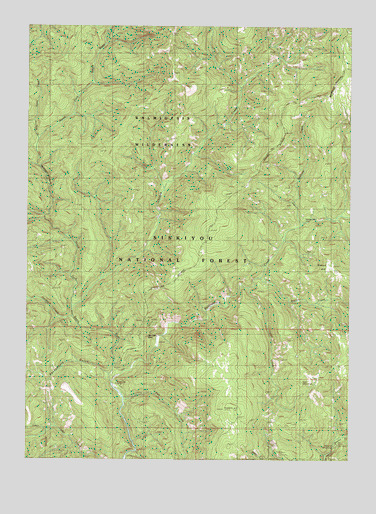 Biscuit Hill, OR USGS Topographic Map