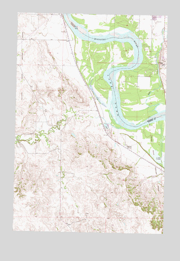 Schmidt, ND USGS Topographic Map