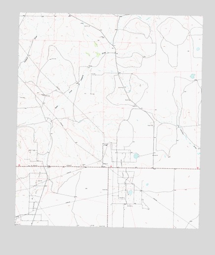 Schneeman Draw NE, TX USGS Topographic Map