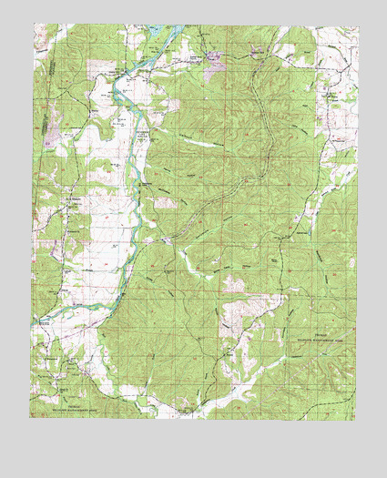 Bishop, AL USGS Topographic Map