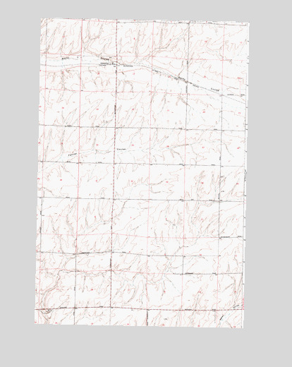 Schoonover, WA USGS Topographic Map