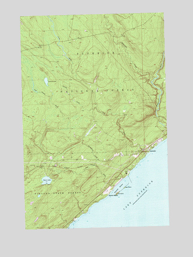 Schroeder, MN USGS Topographic Map