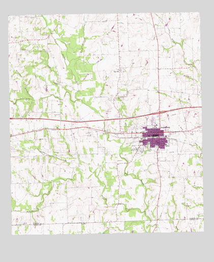 Schulenburg, TX USGS Topographic Map