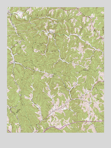 Schultz, WV USGS Topographic Map