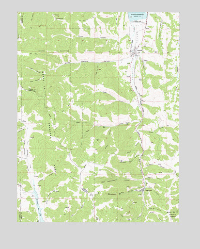 Scofield, UT USGS Topographic Map