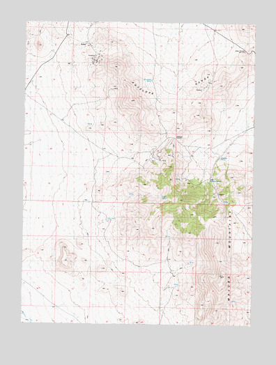 Scossa, NV USGS Topographic Map