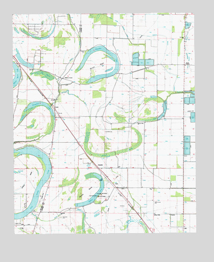 Scott, AR USGS Topographic Map