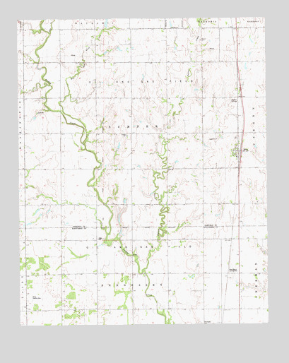 Bison, OK USGS Topographic Map