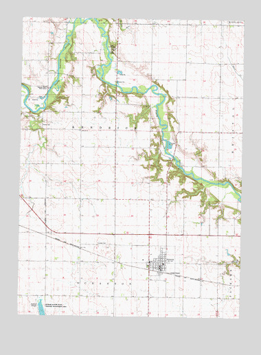 Scranton, IA USGS Topographic Map