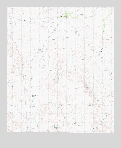 Scratch Ranch, TX USGS Topographic Map