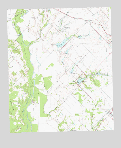 Scurry, TX USGS Topographic Map