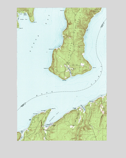 Seabeck, WA USGS Topographic Map